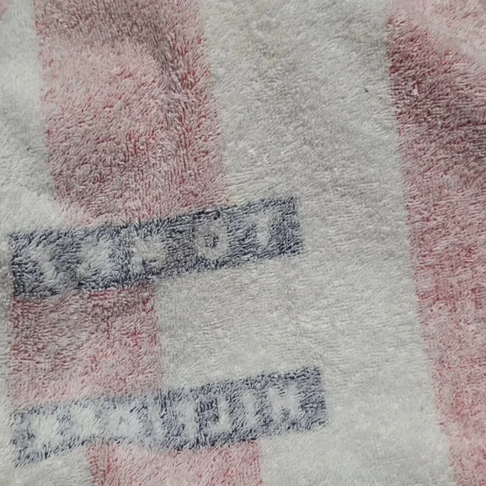Vintage Tommy Hilfiger American Flag Beach Towel 90s Stars Stripes Cotton